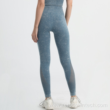 high-waisted abdomen sports nude tight leggings